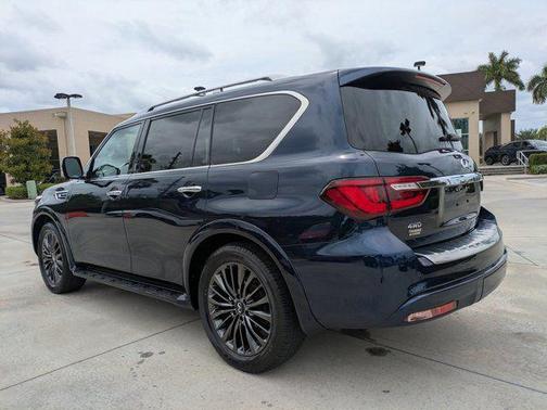 Hermosa Blue 2022 INFINITI QX80 SENSORY AWD