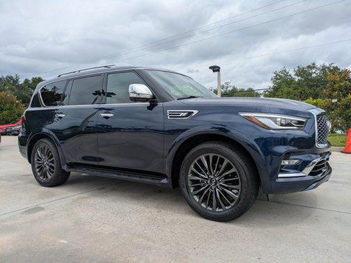 Hermosa Blue 2022 INFINITI QX80 SENSORY AWD