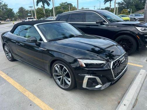 Mythos Black Metallic/Black Roof 2024 Audi A5 45 S line Premium Plus