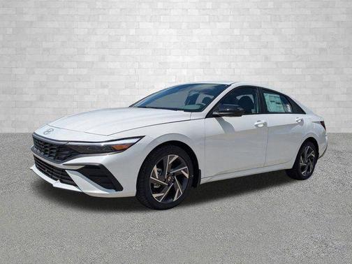 Serenity White 2025 Hyundai ELANTRA Sport