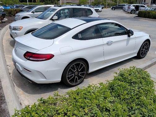 Polar White 2021 Mercedes-Benz C-Class Coupe
