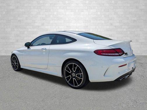 Polar White 2021 Mercedes-Benz C-Class Coupe