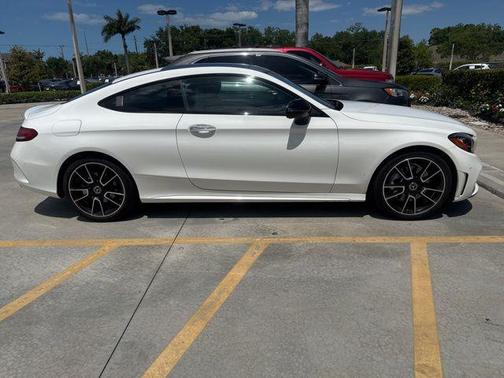 Polar White 2021 Mercedes-Benz C-Class Coupe