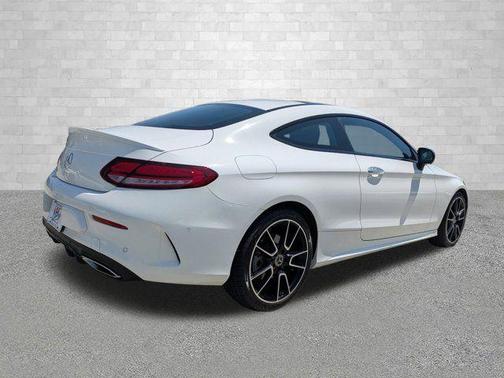 Polar White 2021 Mercedes-Benz C-Class Coupe