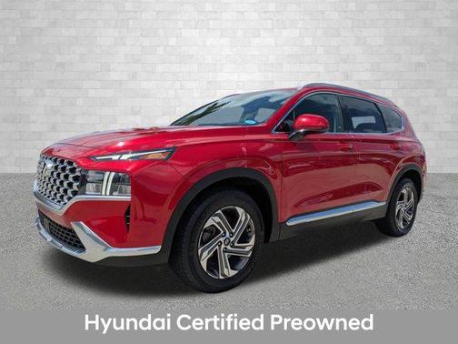Calypso Red 2022 Hyundai SANTA FE SEL 2.4