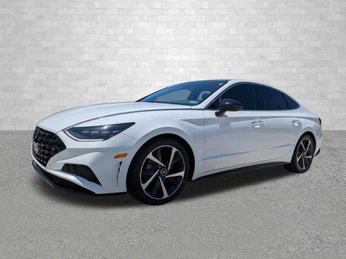 Serenity White 2023 Hyundai SONATA SEL Plus