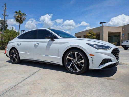 Serenity White 2023 Hyundai SONATA SEL Plus
