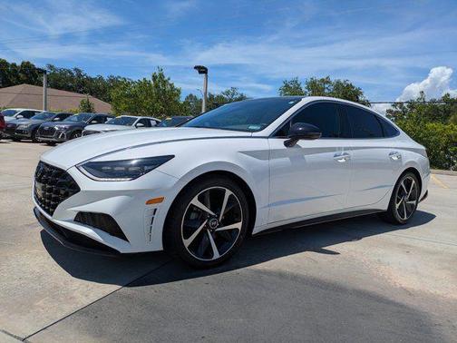 Serenity White 2023 Hyundai SONATA SEL Plus