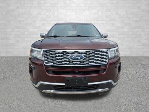 Burgundy 2018 Ford Explorer Platinum