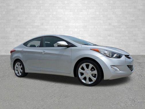 Shimmering Air Silver 2013 Hyundai ELANTRA Limited