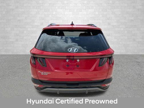 Calypso Red 2022 Hyundai TUCSON Limited