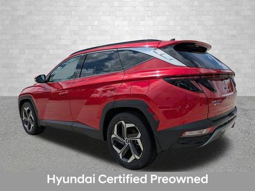 Calypso Red 2022 Hyundai TUCSON Limited