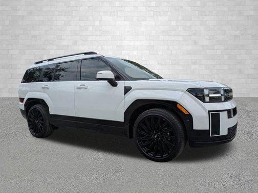 Serenity White 2026 Hyundai SANTA FE Calligraphy