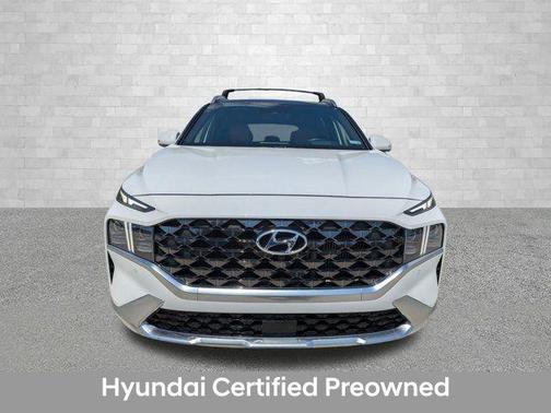 Serenity White Pearl 2023 Hyundai SANTA FE Calligraphy