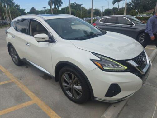 Pearl White Tricoat 2019 Nissan Murano Platinum