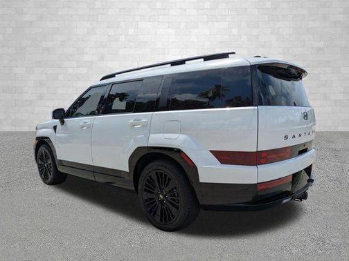 Serenity White 2026 Hyundai SANTA FE HEV Calligraphy