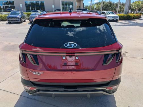 Ultimate Red 2024 Hyundai TUCSON Limited