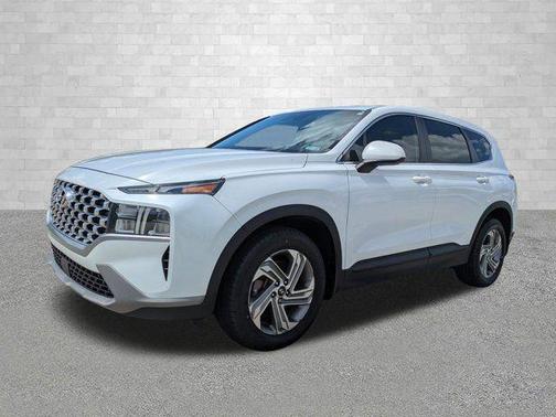 Quartz White 2021 Hyundai SANTA FE SE