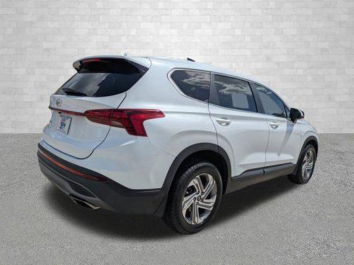 Quartz White 2021 Hyundai SANTA FE SE