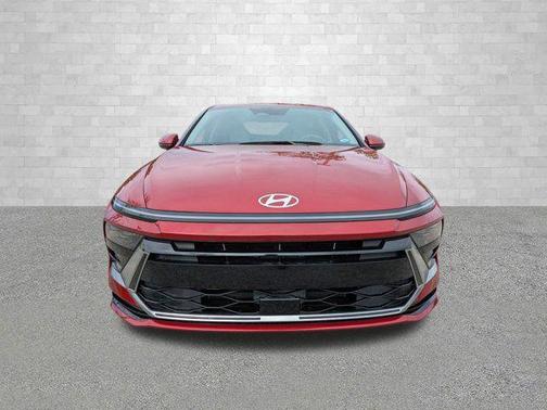 Ultimate red 2025 Hyundai SONATA Hybrid SE