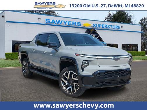 Slate Gray Metallic 2025 Chevrolet Silverado EV Max Range RST