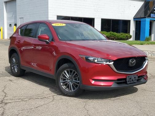 Soul Red Crystal Metallic 2021 Mazda CX-5 Touring