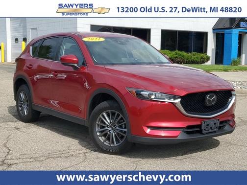 Soul Red Crystal Metallic 2021 Mazda CX-5 Touring