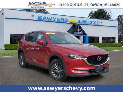 Soul Red Crystal Metallic 2021 Mazda CX-5 Touring