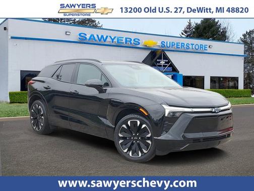 Black 2025 Chevrolet Blazer EV AWD RS
