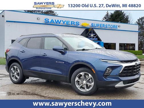 Blue Glow Metallic 2023 Chevrolet Blazer LT