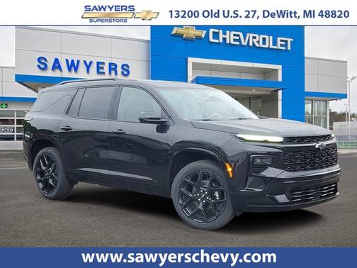 Mosaic Black Metallic 2026 Chevrolet Traverse AWD RS