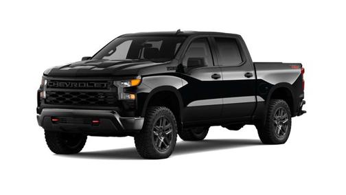 Black 2026 Chevrolet Silverado 1500 Custom Trail Boss