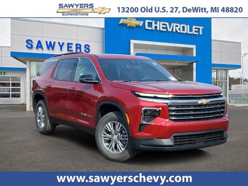 Radiant Red Tintcoat 2027 Chevrolet Traverse AWD LT