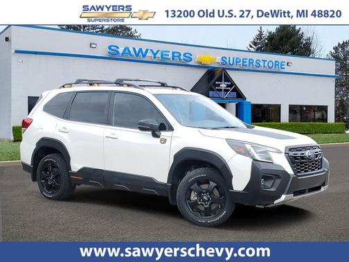Crystal White Pearl 2023 Subaru Forester Wilderness