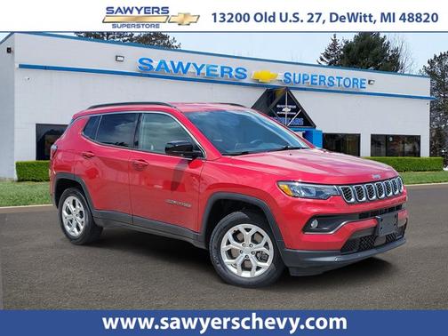 Red Hot Pearlcoat 2024 Jeep Compass Latitude