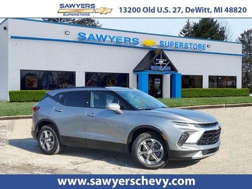 Sterling Gray Metallic 2023 Chevrolet Blazer LT