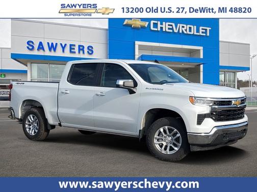 Summit White 2026 Chevrolet Silverado 1500 LT