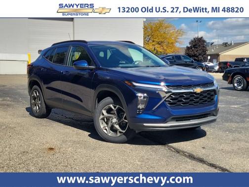 Blue Glow Metallic 2024 Chevrolet Trax LT