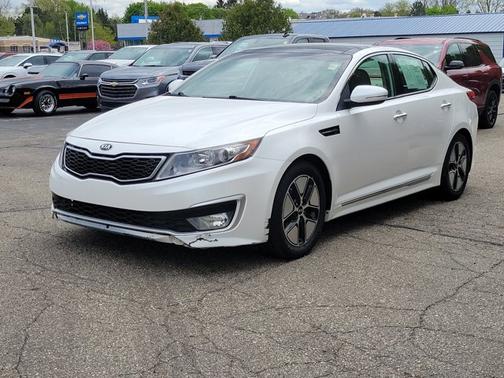 Snow White Pearl 2012 Kia Optima Hybrid EX