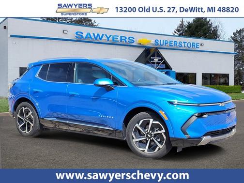 Riptide Blue Metallic 2025 Chevrolet Equinox EV LT