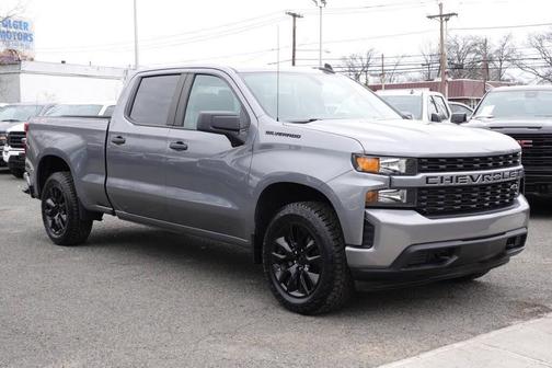 Satin Steel Metallic 2021 Chevrolet Silverado 1500 Custom