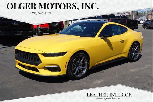 Yellow 2024 Ford Mustang EcoBoost Premium
