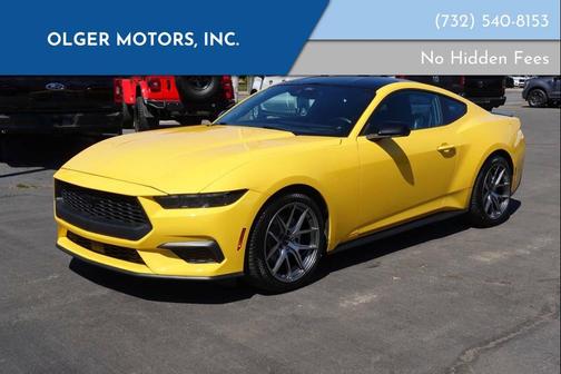 Yellow 2024 Ford Mustang EcoBoost Premium