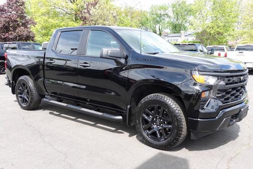 Black 2023 Chevrolet Silverado 1500 Custom