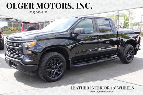 Black 2023 Chevrolet Silverado 1500 Custom