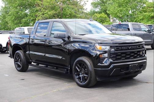 Black 2023 Chevrolet Silverado 1500 Custom
