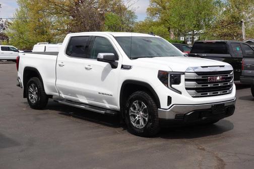 Summit White 2023 GMC Sierra 1500 SLE