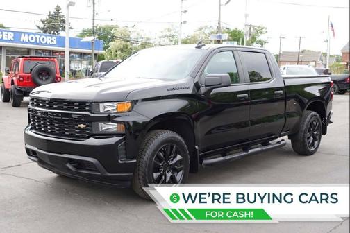 Black 2021 Chevrolet Silverado 1500 Custom