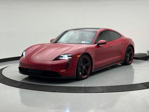 Carmine Red 2021 Porsche Taycan 4S