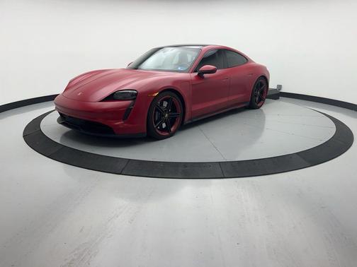 Carmine Red 2021 Porsche Taycan 4S